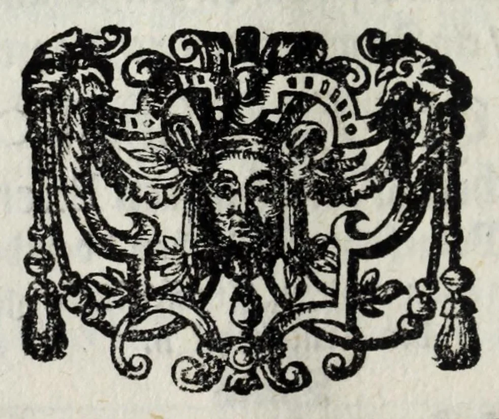 An illustration from Catalogus oder Register aller deren Bücher, so von mechanischen albereit experimentirten Künsten tractieren : welche mehrtheils in offenem Truck seynd publiciert worden, auch noch zufolgen haben, 1652, leaf 34