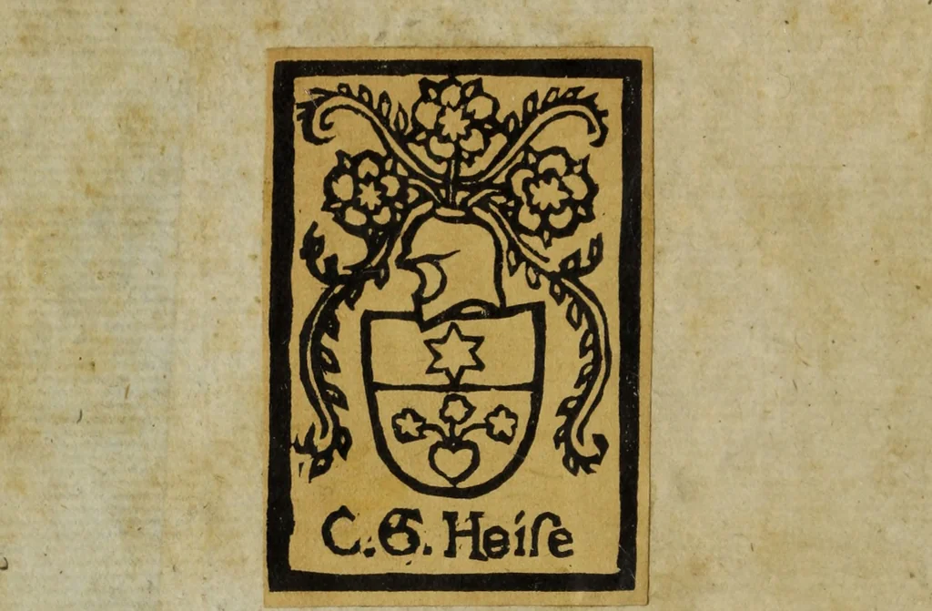 An illustration from Catalogus of naamlyst van schilderyen met derzelver pryzen, zedert een langen reeks van jaaren zoo in Holland als op andere plaatzen in het openbaar verkogt, benevens een verzameling van lysten van verscheyden nog in wezen zynde cabinetten, 1752, leaf 1