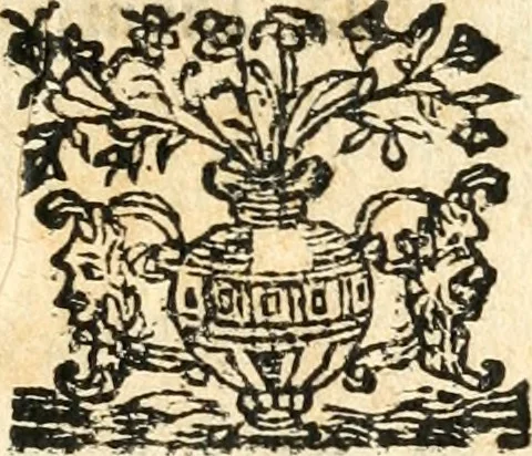 An illustration from Catalogus sanctorum et beatorum totius ordinis Camaldulensis : in quo etiam religionis initium, & viri dignitate atq[ue] virtutibus clari describuntur, 1606, leaf 6