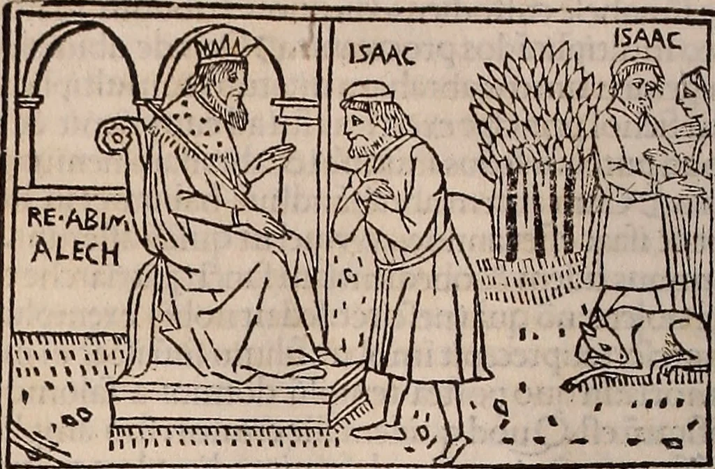 An illustration from Catalogus sanctorum [et] gestorum eoru[m] ex diuersis voluminibus collectus: editus a reuere[n]dissimo in [Christo] patre domino Petro de natalibus de venetijs dei gratia e[pisco]po Equilino, 1506, leaf 111