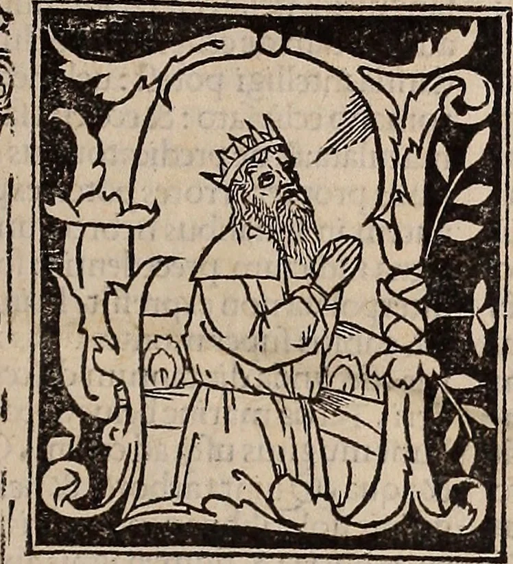 An illustration from Catalogus sanctorum [et] gestorum eoru[m] ex diuersis voluminibus collectus: editus a reuere[n]dissimo in [Christo] patre domino Petro de natalibus de venetijs dei gratia e[pisco]po Equilino, 1506, leaf 14