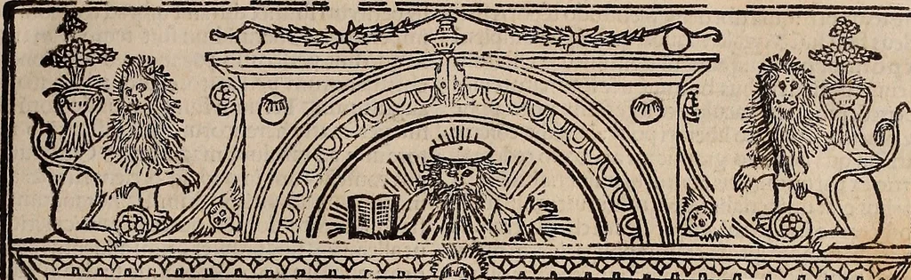 An illustration from Catalogus sanctorum [et] gestorum eoru[m] ex diuersis voluminibus collectus: editus a reuere[n]dissimo in [Christo] patre domino Petro de natalibus de venetijs dei gratia e[pisco]po Equilino, 1506, leaf 14
