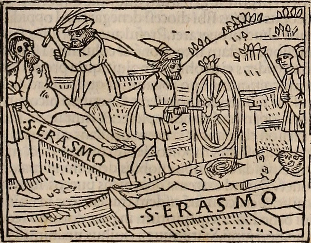 An illustration from Catalogus sanctorum [et] gestorum eoru[m] ex diuersis voluminibus collectus: editus a reuere[n]dissimo in [Christo] patre domino Petro de natalibus de venetijs dei gratia e[pisco]po Equilino, 1506, leaf 230