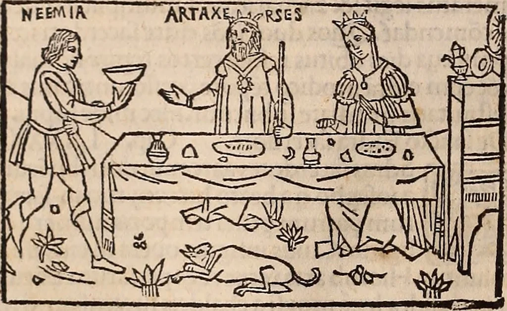 An illustration from Catalogus sanctorum [et] gestorum eoru[m] ex diuersis voluminibus collectus: editus a reuere[n]dissimo in [Christo] patre domino Petro de natalibus de venetijs dei gratia e[pisco]po Equilino, 1506, leaf 281