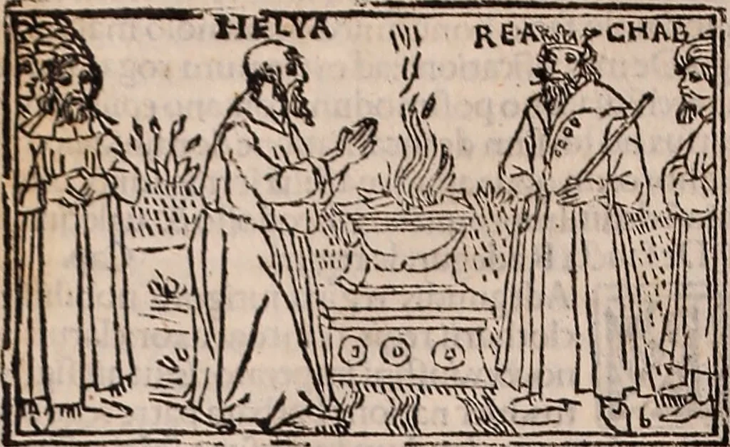 An illustration from Catalogus sanctorum [et] gestorum eoru[m] ex diuersis voluminibus collectus: editus a reuere[n]dissimo in [Christo] patre domino Petro de natalibus de venetijs dei gratia e[pisco]po Equilino, 1506, leaf 331