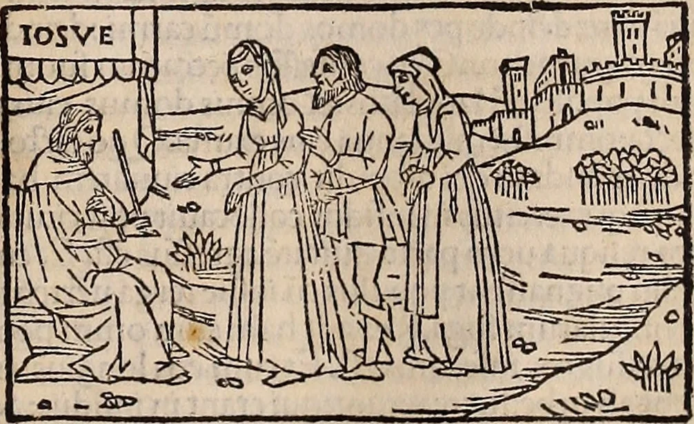 An illustration from Catalogus sanctorum [et] gestorum eoru[m] ex diuersis voluminibus collectus: editus a reuere[n]dissimo in [Christo] patre domino Petro de natalibus de venetijs dei gratia e[pisco]po Equilino, 1506, leaf 358