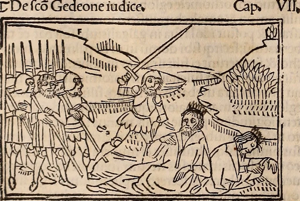 An illustration from Catalogus sanctorum [et] gestorum eoru[m] ex diuersis voluminibus collectus: editus a reuere[n]dissimo in [Christo] patre domino Petro de natalibus de venetijs dei gratia e[pisco]po Equilino, 1506, leaf 361