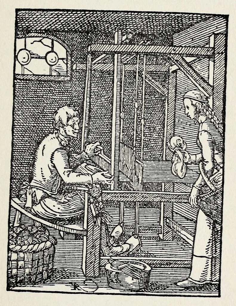 An illustration from Catalogus van de textiele kunst : weefsels, gobelins, tapijten, borduurwerk, in het Nederlandsch Museum voor Geschiedenis en Kunst te Amsterdam, 1903, leaf 5