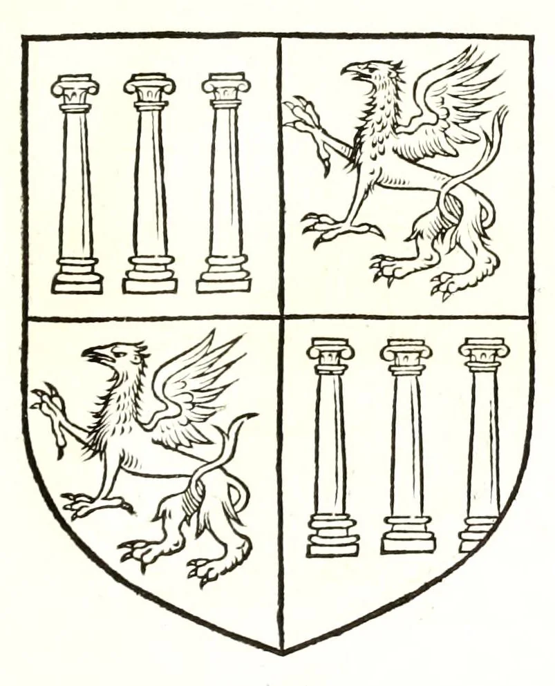 An illustration from Catalogve des tresillvstres dvcz et connestables de France : depuis le roy Clotaire premier du nom, iusques à trespuissant, tresmagnanime & tresuictorieux roy de France, Henry deuxieme, 1555, leaf 109