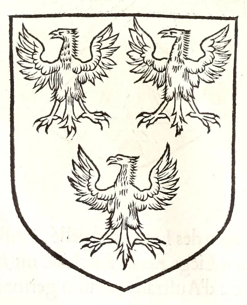 An illustration from Catalogve des tresillvstres dvcz et connestables de France : depuis le roy Clotaire premier du nom, iusques à trespuissant, tresmagnanime & tresuictorieux roy de France, Henry deuxieme, 1555, leaf 132