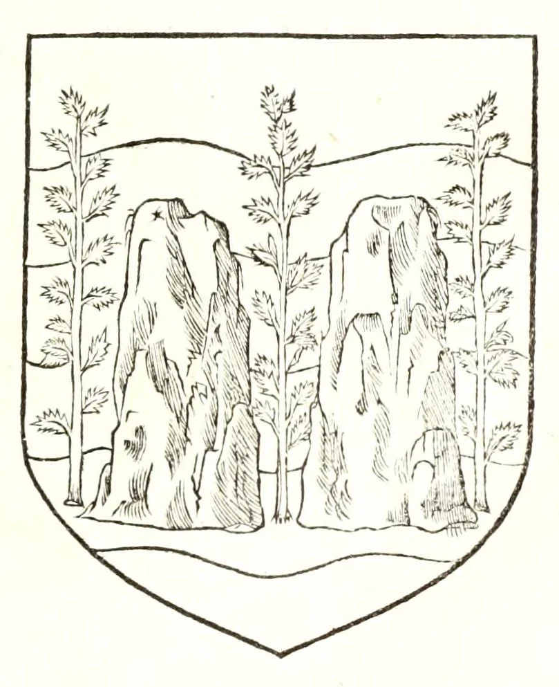 An illustration from Catalogve des tresillvstres dvcz et connestables de France : depuis le roy Clotaire premier du nom, iusques à trespuissant, tresmagnanime & tresuictorieux roy de France, Henry deuxieme, 1555, leaf 143