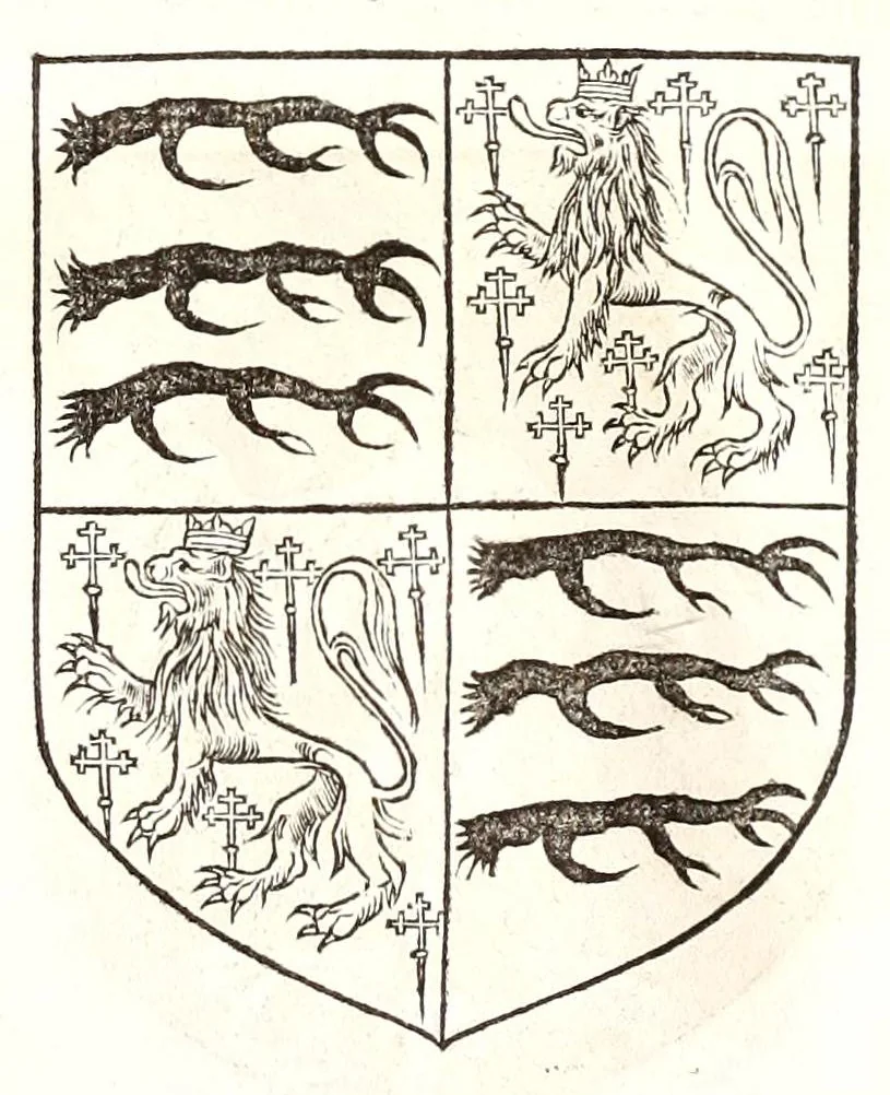 An illustration from Catalogve des tresillvstres dvcz et connestables de France : depuis le roy Clotaire premier du nom, iusques à trespuissant, tresmagnanime & tresuictorieux roy de France, Henry deuxieme, 1555, leaf 146