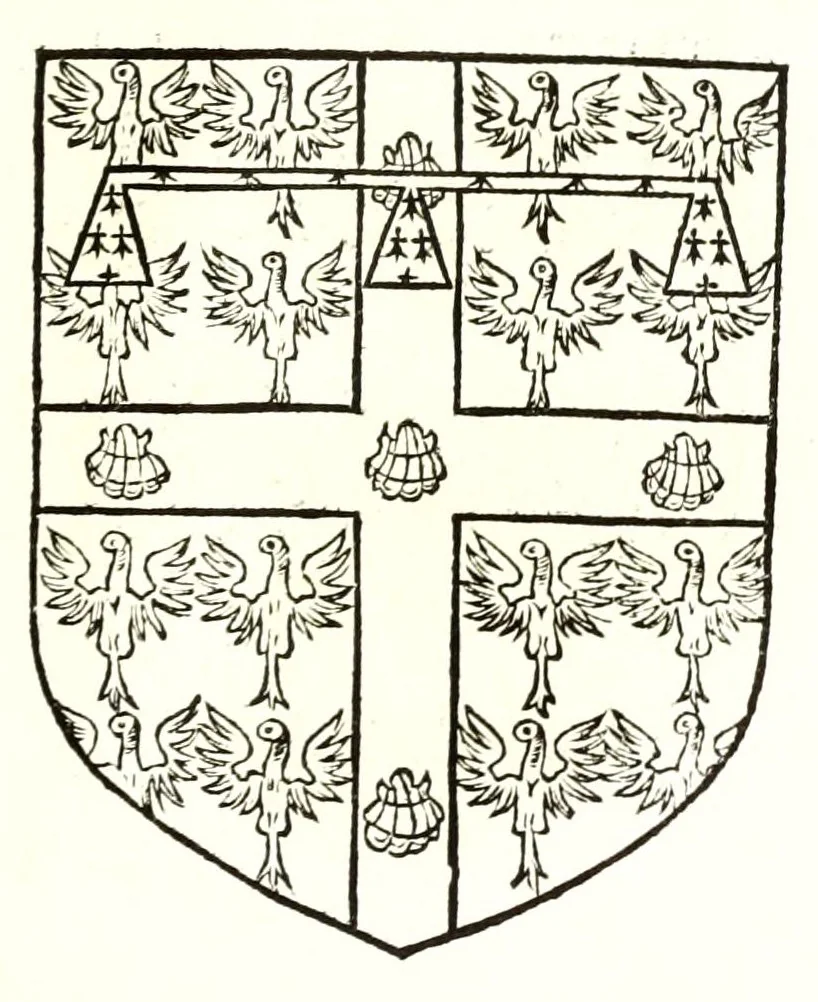 An illustration from Catalogve des tresillvstres dvcz et connestables de France : depuis le roy Clotaire premier du nom, iusques à trespuissant, tresmagnanime & tresuictorieux roy de France, Henry deuxieme, 1555, leaf 179