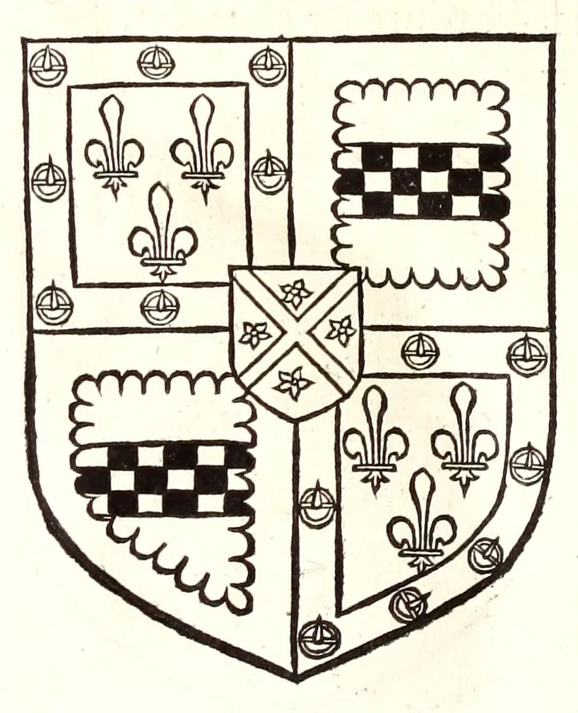 An illustration from Catalogve des tresillvstres dvcz et connestables de France : depuis le roy Clotaire premier du nom, iusques à trespuissant, tresmagnanime & tresuictorieux roy de France, Henry deuxieme, 1555, leaf 230
