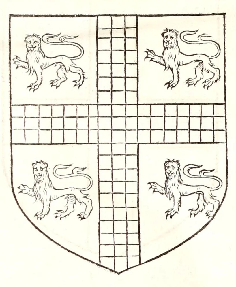 An illustration from Catalogve des tresillvstres dvcz et connestables de France : depuis le roy Clotaire premier du nom, iusques à trespuissant, tresmagnanime & tresuictorieux roy de France, Henry deuxieme, 1555, leaf 246