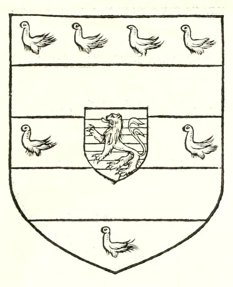 An illustration from Catalogve des tresillvstres dvcz et connestables de France : depuis le roy Clotaire premier du nom, iusques à trespuissant, tresmagnanime & tresuictorieux roy de France, Henry deuxieme, 1555, leaf 249