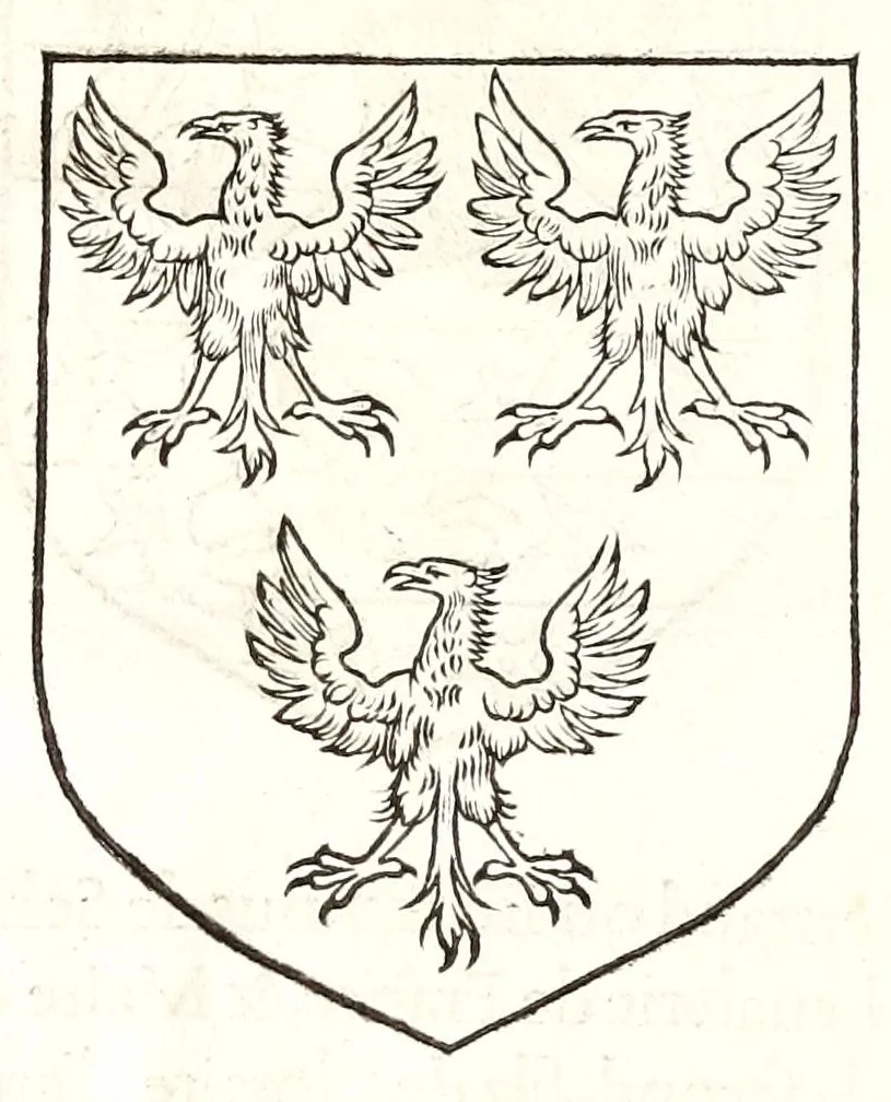 An illustration from Catalogve des tresillvstres dvcz et connestables de France : depuis le roy Clotaire premier du nom, iusques à trespuissant, tresmagnanime & tresuictorieux roy de France, Henry deuxieme, 1555, leaf 26