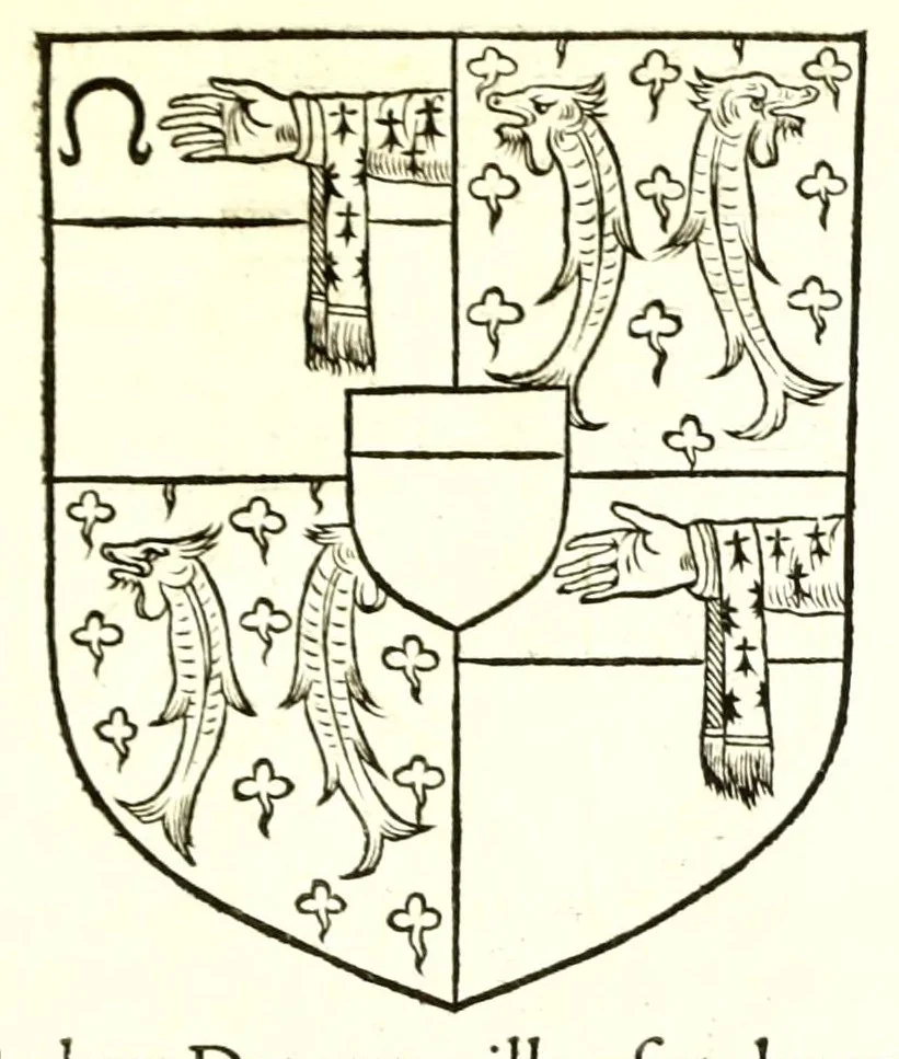 An illustration from Catalogve des tresillvstres dvcz et connestables de France : depuis le roy Clotaire premier du nom, iusques à trespuissant, tresmagnanime & tresuictorieux roy de France, Henry deuxieme, 1555, leaf 269