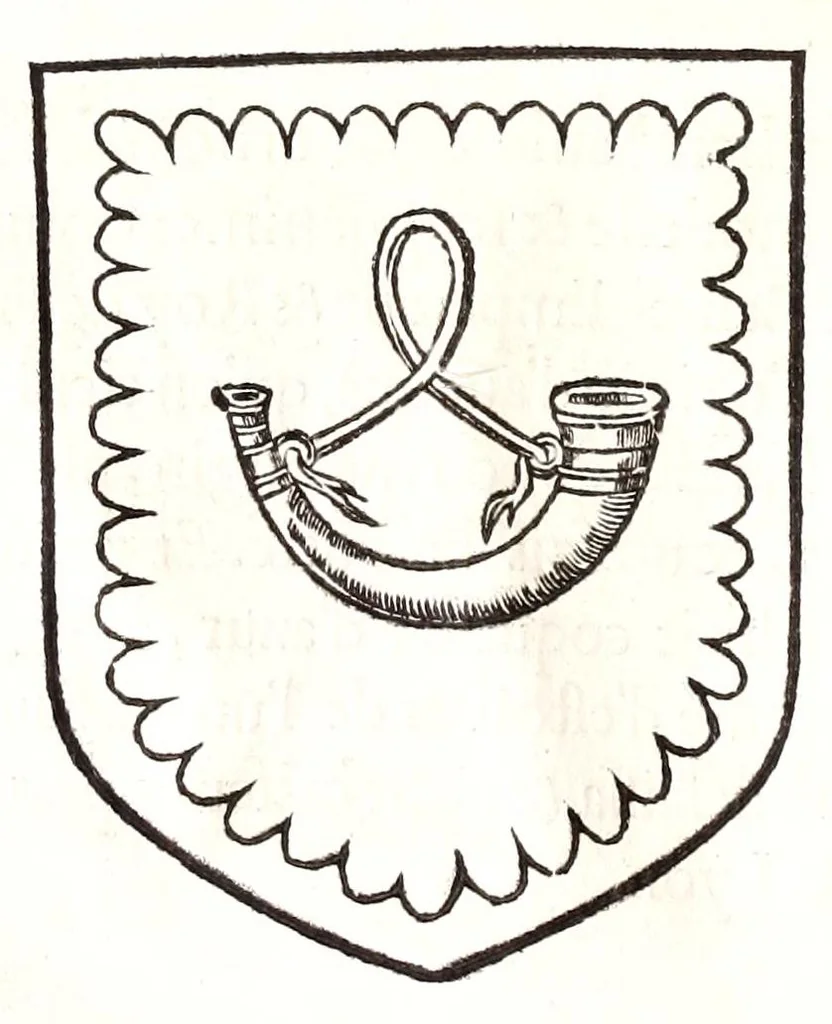 An illustration from Catalogve des tresillvstres dvcz et connestables de France : depuis le roy Clotaire premier du nom, iusques à trespuissant, tresmagnanime & tresuictorieux roy de France, Henry deuxieme, 1555, leaf 36