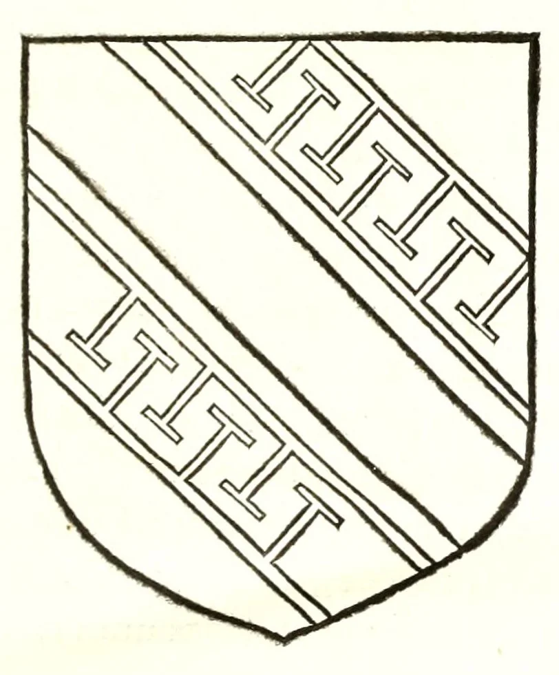 An illustration from Catalogve des tresillvstres dvcz et connestables de France : depuis le roy Clotaire premier du nom, iusques à trespuissant, tresmagnanime & tresuictorieux roy de France, Henry deuxieme, 1555, leaf 43