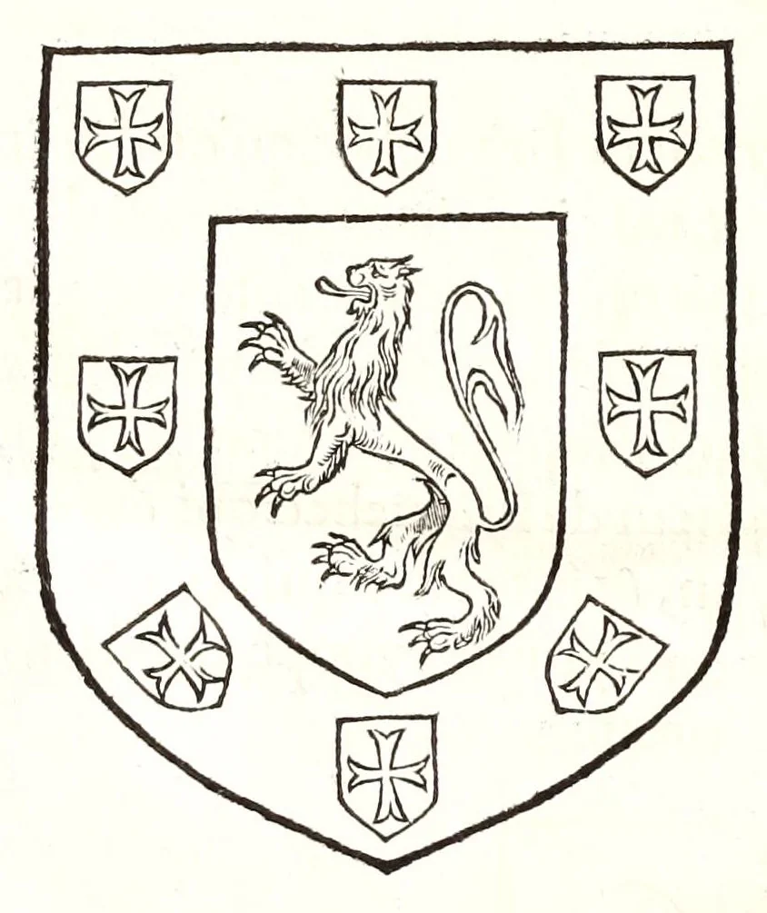 An illustration from Catalogve des tresillvstres dvcz et connestables de France : depuis le roy Clotaire premier du nom, iusques à trespuissant, tresmagnanime & tresuictorieux roy de France, Henry deuxieme, 1555, leaf 56