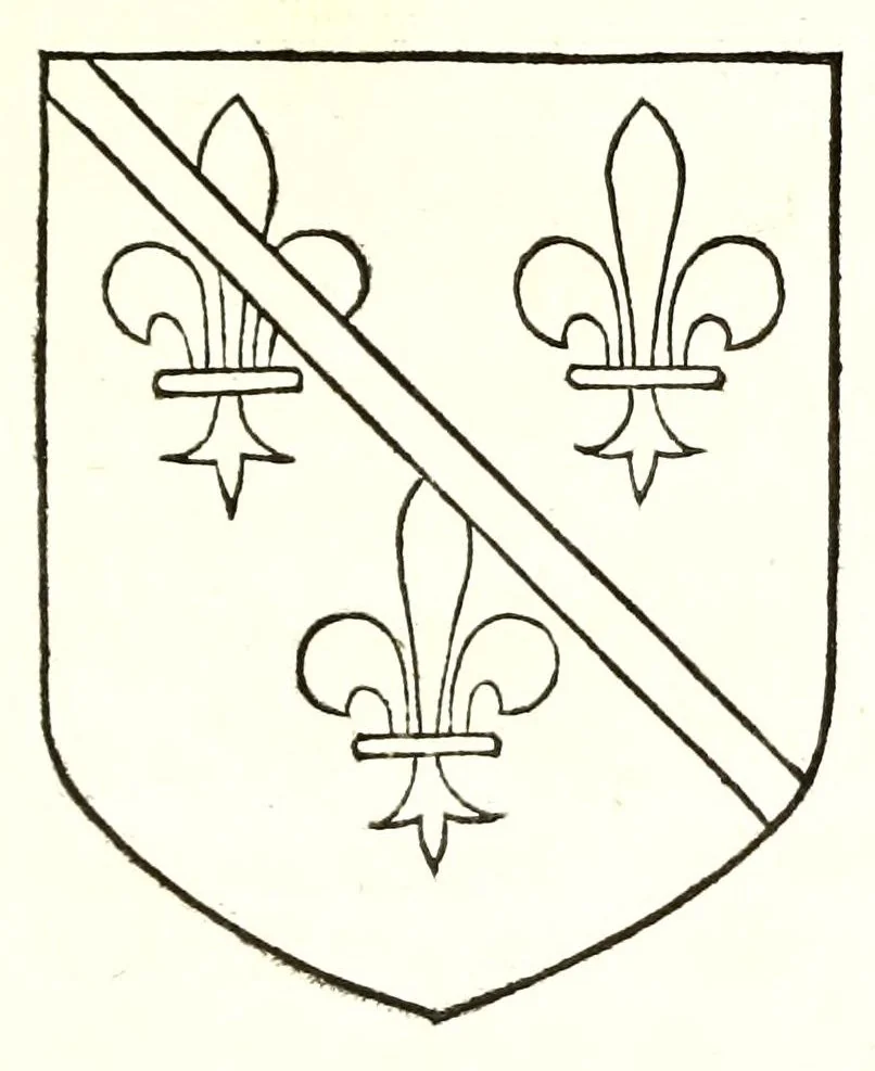 An illustration from Catalogve des tresillvstres dvcz et connestables de France : depuis le roy Clotaire premier du nom, iusques à trespuissant, tresmagnanime & tresuictorieux roy de France, Henry deuxieme, 1555, leaf 69