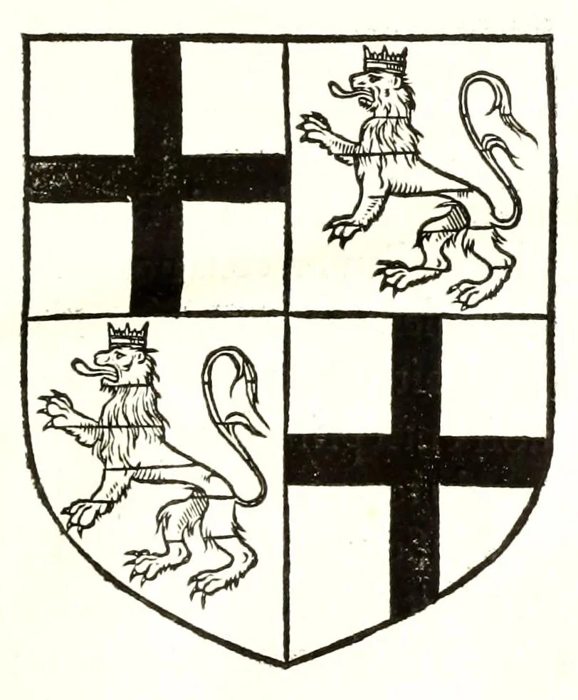 An illustration from Catalogve des tresillvstres dvcz et connestables de France : depuis le roy Clotaire premier du nom, iusques à trespuissant, tresmagnanime & tresuictorieux roy de France, Henry deuxieme, 1555, leaf 79