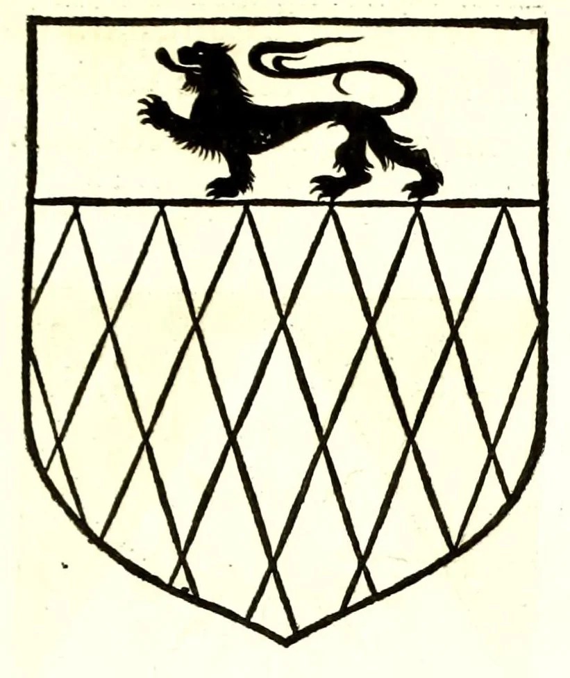 An illustration from Catalogve des tresillvstres dvcz et connestables de France : depuis le roy Clotaire premier du nom, iusques à trespuissant, tresmagnanime & tresuictorieux roy de France, Henry deuxieme, 1555, leaf 89