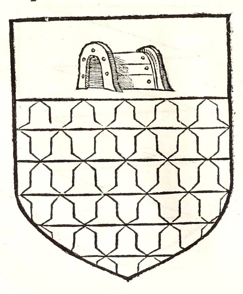 An illustration from Catalogve des tresillvstres dvcz et connestables de France : depuis le roy Clotaire premier du nom, iusques à trespuissant, tresmagnanime & tresuictorieux roy de France, Henry deuxieme, 1555, leaf 92