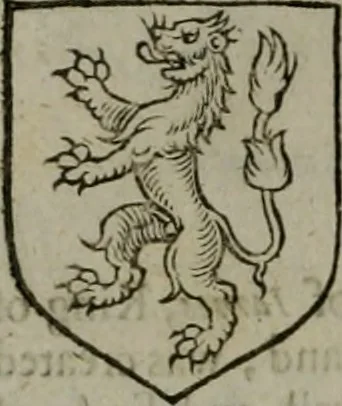 An illustration from A catalogve and succession of the kings, princes, dukes, marquesses, earles, and viscounts of this realme of England, since the Norman conquest, to this present yeere 1622. Together with their armes, wiues, and children; the times of their deaths and burials, with many of their memorable actions, 1622, leaf 121