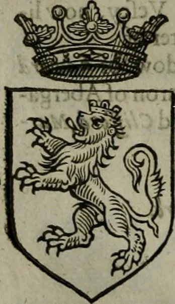 An illustration from A catalogve and succession of the kings, princes, dukes, marquesses, earles, and viscounts of this realme of England, since the Norman conquest, to this present yeere 1622. Together with their armes, wiues, and children; the times of their deaths and burials, with many of their memorable actions, 1622, leaf 131