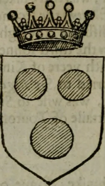 An illustration from A catalogve and succession of the kings, princes, dukes, marquesses, earles, and viscounts of this realme of England, since the Norman conquest, to this present yeere 1622. Together with their armes, wiues, and children; the times of their deaths and burials, with many of their memorable actions, 1622, leaf 139