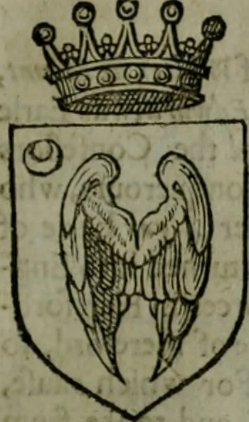 An illustration from A catalogve and succession of the kings, princes, dukes, marquesses, earles, and viscounts of this realme of England, since the Norman conquest, to this present yeere 1622. Together with their armes, wiues, and children; the times of their deaths and burials, with many of their memorable actions, 1622, leaf 180