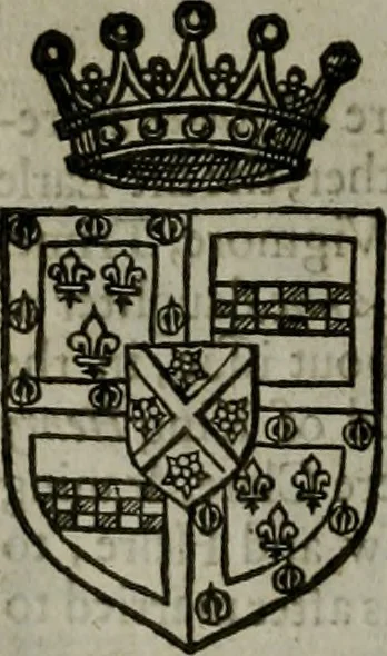 An illustration from A catalogve and succession of the kings, princes, dukes, marquesses, earles, and viscounts of this realme of England, since the Norman conquest, to this present yeere 1622. Together with their armes, wiues, and children; the times of their deaths and burials, with many of their memorable actions, 1622, leaf 231
