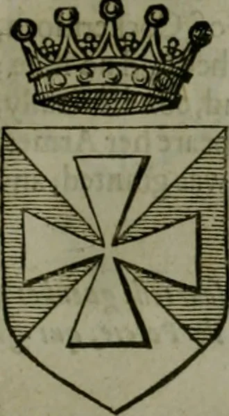 An illustration from A catalogve and succession of the kings, princes, dukes, marquesses, earles, and viscounts of this realme of England, since the Norman conquest, to this present yeere 1622. Together with their armes, wiues, and children; the times of their deaths and burials, with many of their memorable actions, 1622, leaf 238