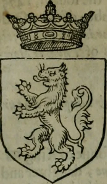 An illustration from A catalogve and succession of the kings, princes, dukes, marquesses, earles, and viscounts of this realme of England, since the Norman conquest, to this present yeere 1622. Together with their armes, wiues, and children; the times of their deaths and burials, with many of their memorable actions, 1622, leaf 252