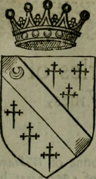An illustration from A catalogve and succession of the kings, princes, dukes, marquesses, earles, and viscounts of this realme of England, since the Norman conquest, to this present yeere 1622. Together with their armes, wiues, and children; the times of their deaths and burials, with many of their memorable actions, 1622, leaf 260