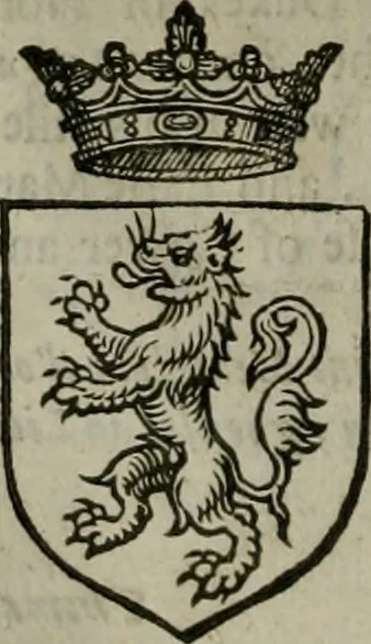 An illustration from A catalogve and succession of the kings, princes, dukes, marquesses, earles, and viscounts of this realme of England, since the Norman conquest, to this present yeere 1622. Together with their armes, wiues, and children; the times of their deaths and burials, with many of their memorable actions, 1622, leaf 263