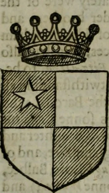 An illustration from A catalogve and succession of the kings, princes, dukes, marquesses, earles, and viscounts of this realme of England, since the Norman conquest, to this present yeere 1622. Together with their armes, wiues, and children; the times of their deaths and burials, with many of their memorable actions, 1622, leaf 269