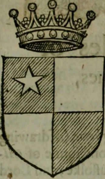 An illustration from A catalogve and succession of the kings, princes, dukes, marquesses, earles, and viscounts of this realme of England, since the Norman conquest, to this present yeere 1622. Together with their armes, wiues, and children; the times of their deaths and burials, with many of their memorable actions, 1622, leaf 276