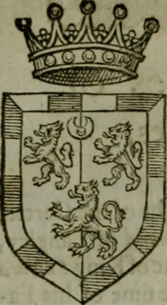 An illustration from A catalogve and succession of the kings, princes, dukes, marquesses, earles, and viscounts of this realme of England, since the Norman conquest, to this present yeere 1622. Together with their armes, wiues, and children; the times of their deaths and burials, with many of their memorable actions, 1622, leaf 290