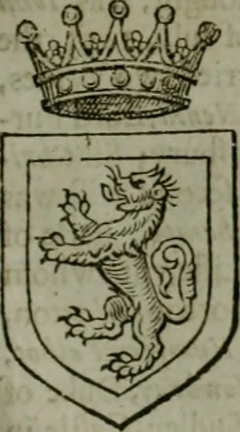 An illustration from A catalogve and succession of the kings, princes, dukes, marquesses, earles, and viscounts of this realme of England, since the Norman conquest, to this present yeere 1622. Together with their armes, wiues, and children; the times of their deaths and burials, with many of their memorable actions, 1622, leaf 298