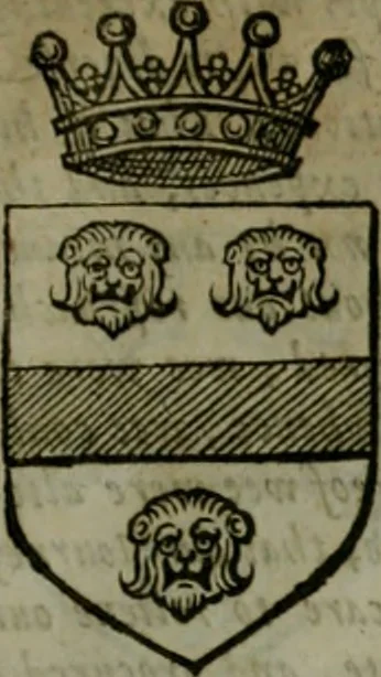 An illustration from A catalogve and succession of the kings, princes, dukes, marquesses, earles, and viscounts of this realme of England, since the Norman conquest, to this present yeere 1622. Together with their armes, wiues, and children; the times of their deaths and burials, with many of their memorable actions, 1622, leaf 314