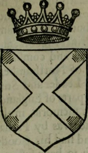 An illustration from A catalogve and succession of the kings, princes, dukes, marquesses, earles, and viscounts of this realme of England, since the Norman conquest, to this present yeere 1622. Together with their armes, wiues, and children; the times of their deaths and burials, with many of their memorable actions, 1622, leaf 370