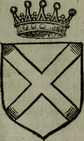 An illustration from A catalogve and succession of the kings, princes, dukes, marquesses, earles, and viscounts of this realme of England, since the Norman conquest, to this present yeere 1622. Together with their armes, wiues, and children; the times of their deaths and burials, with many of their memorable actions, 1622, leaf 370
