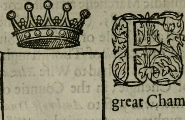 An illustration from A catalogve and succession of the kings, princes, dukes, marquesses, earles, and viscounts of this realme of England, since the Norman conquest, to this present yeere 1622. Together with their armes, wiues, and children; the times of their deaths and burials, with many of their memorable actions, 1622, leaf 85