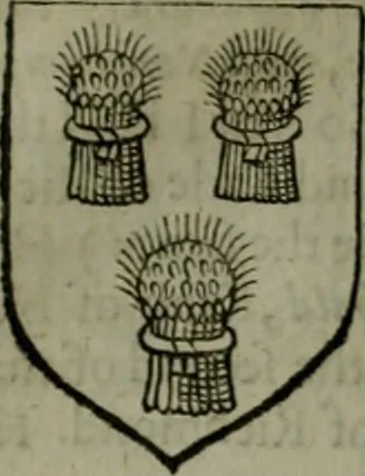 An illustration from A catalogve and succession of the kings, princes, dukes, marquesses, earles, and viscounts of this realme of England, since the Norman conquest, to this present yeere 1622. Together with their armes, wiues, and children; the times of their deaths and burials, with many of their memorable actions, 1622, leaf 90