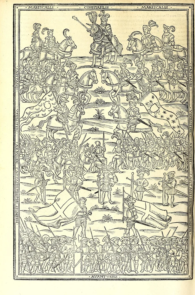An illustration from Catalogvs gloriae mundi : laudes, honores, excellentias, ac pre̜eminentias omniũ fere statuũ, plurimarumq[ue] rerũ illius continẽs, 1546, leaf 362