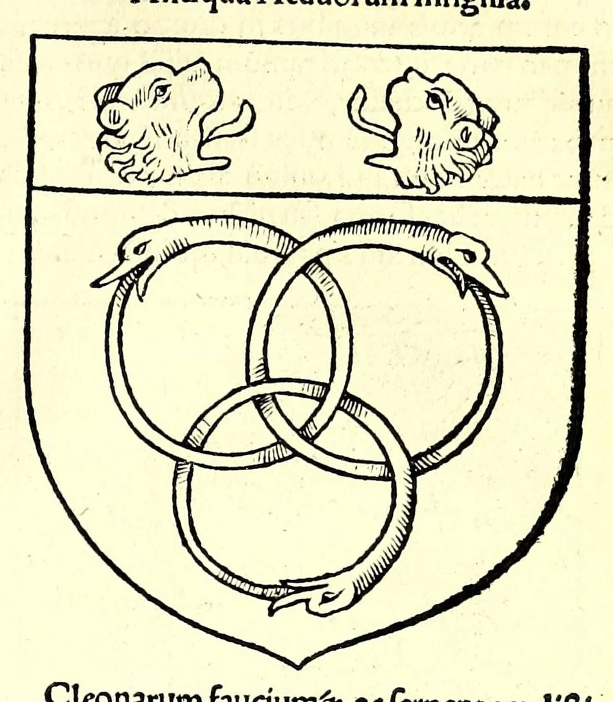 An illustration from Catalogvs gloriae mundi : laudes, honores, excellentias, ac pre̜eminentias omniũ fere statuũ, plurimarumq[ue] rerũ illius continẽs, 1546, leaf 65