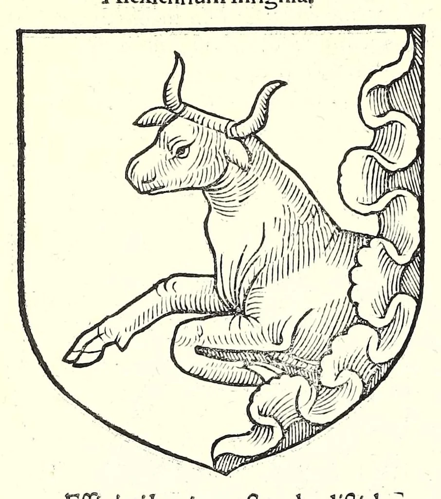 An illustration from Catalogvs gloriae mundi : laudes, honores, excellentias, ac pre̜eminentias omniũ fere statuũ, plurimarumq[ue] rerũ illius continẽs, 1546, leaf 66